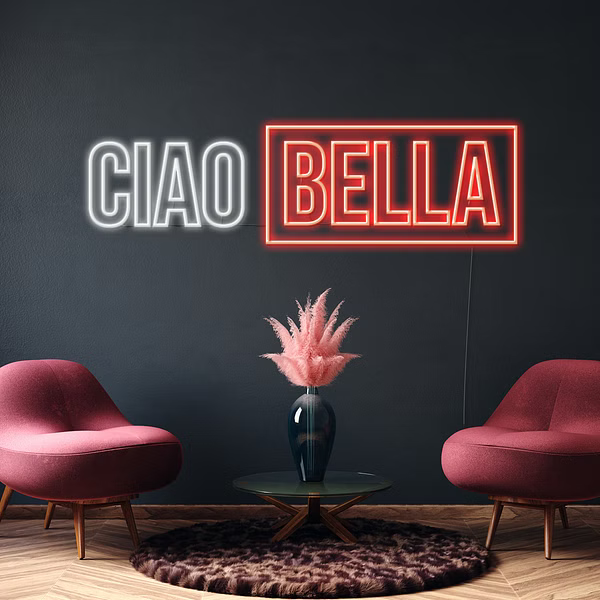 ciao bella neon