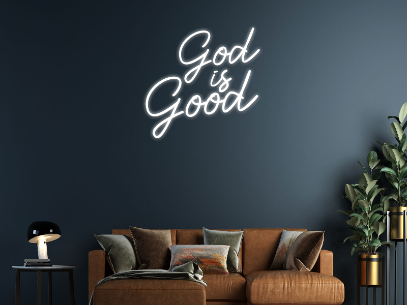 God is Good neon