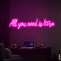 All you need is love neon