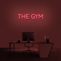 the gym Neon