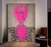 Scheletro quadro Neon