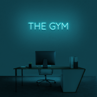 the gym Neon