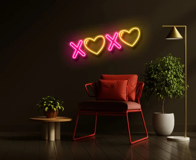x love  neon