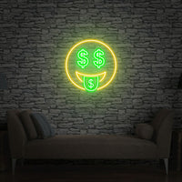Smile dollaro neon