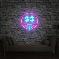 Smile dollaro neon