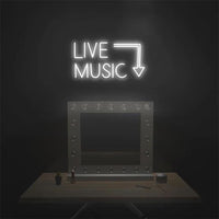 Live music neon